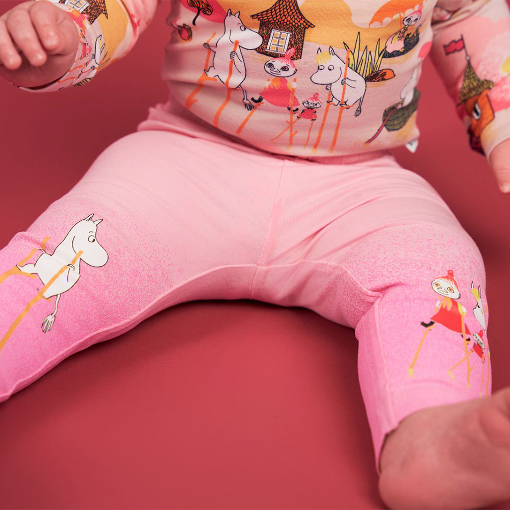 L Muumi leggingsit vaaleanpunainen 86 L Muumi leggingsit vaaleanpunainen 86