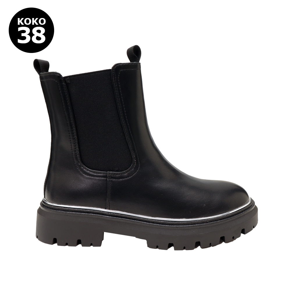 N Nilkkurit musta  hopea reunus 38