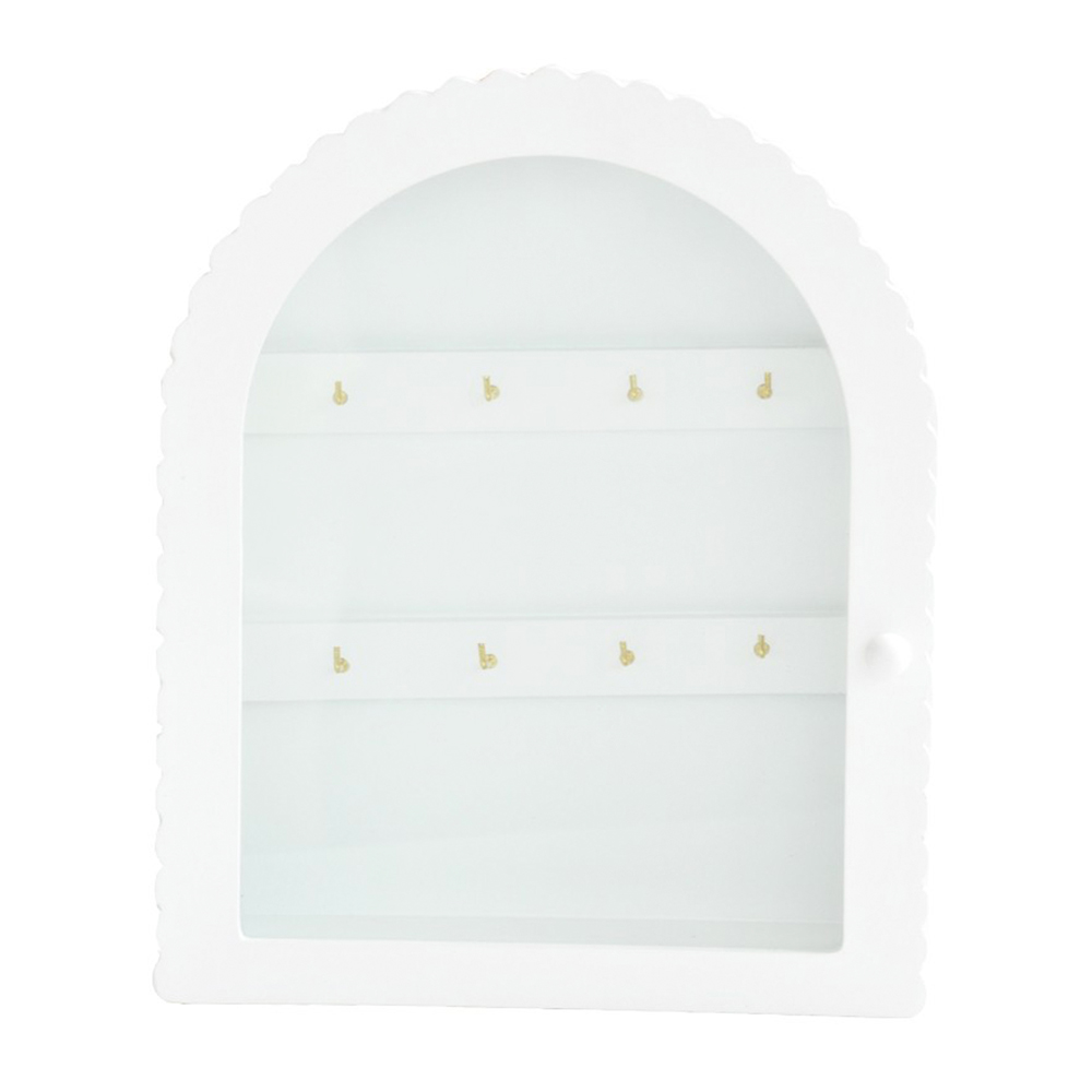 Avainkaappi 20x6,5x 24,5cm valkoinen