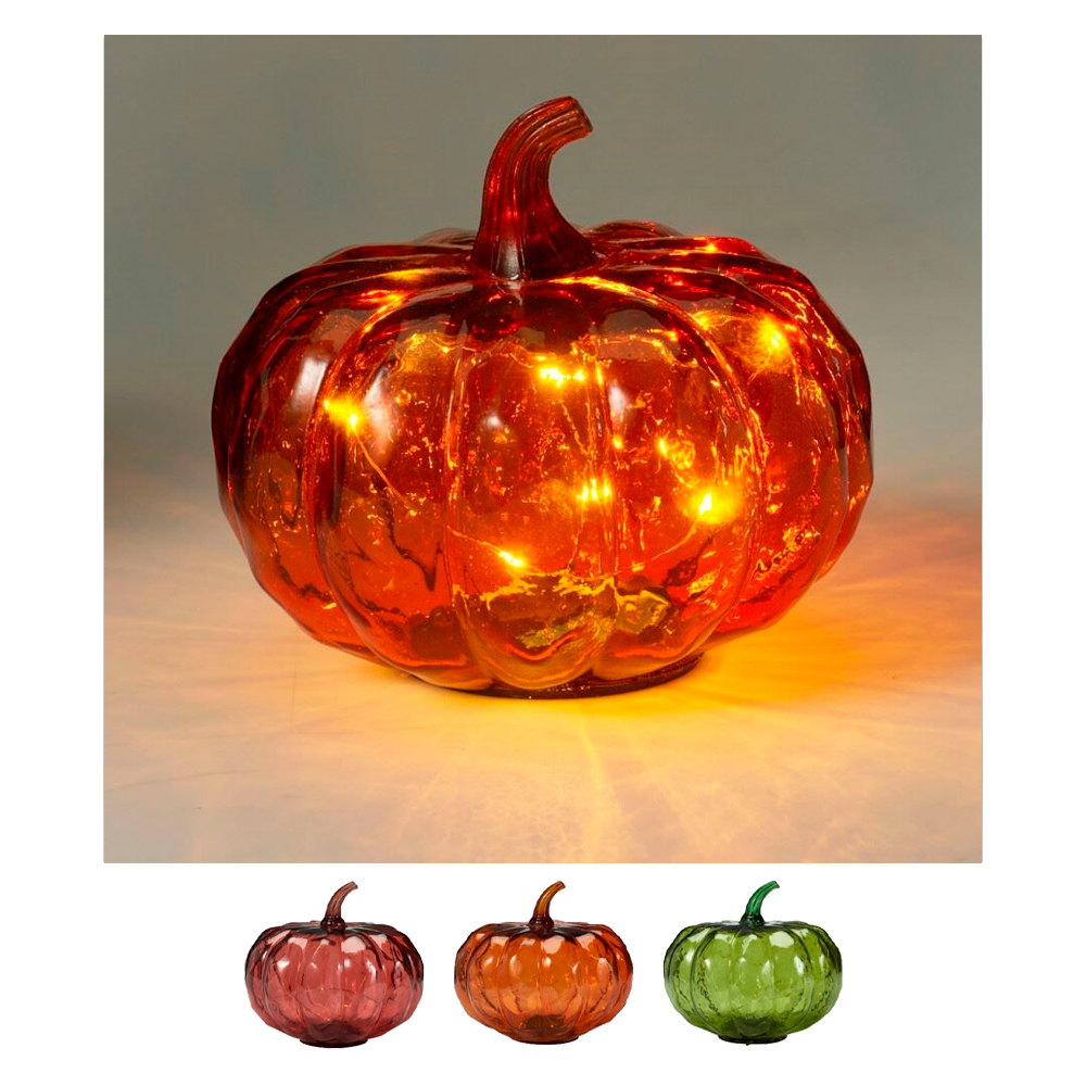 Led lasikurpitsa   13cm ajastimella