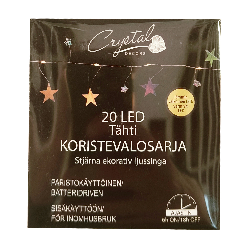 Valosarja 20-Led Tähti lankavalosrj. Valosarja 20-Led Tähti lankavalosrj.