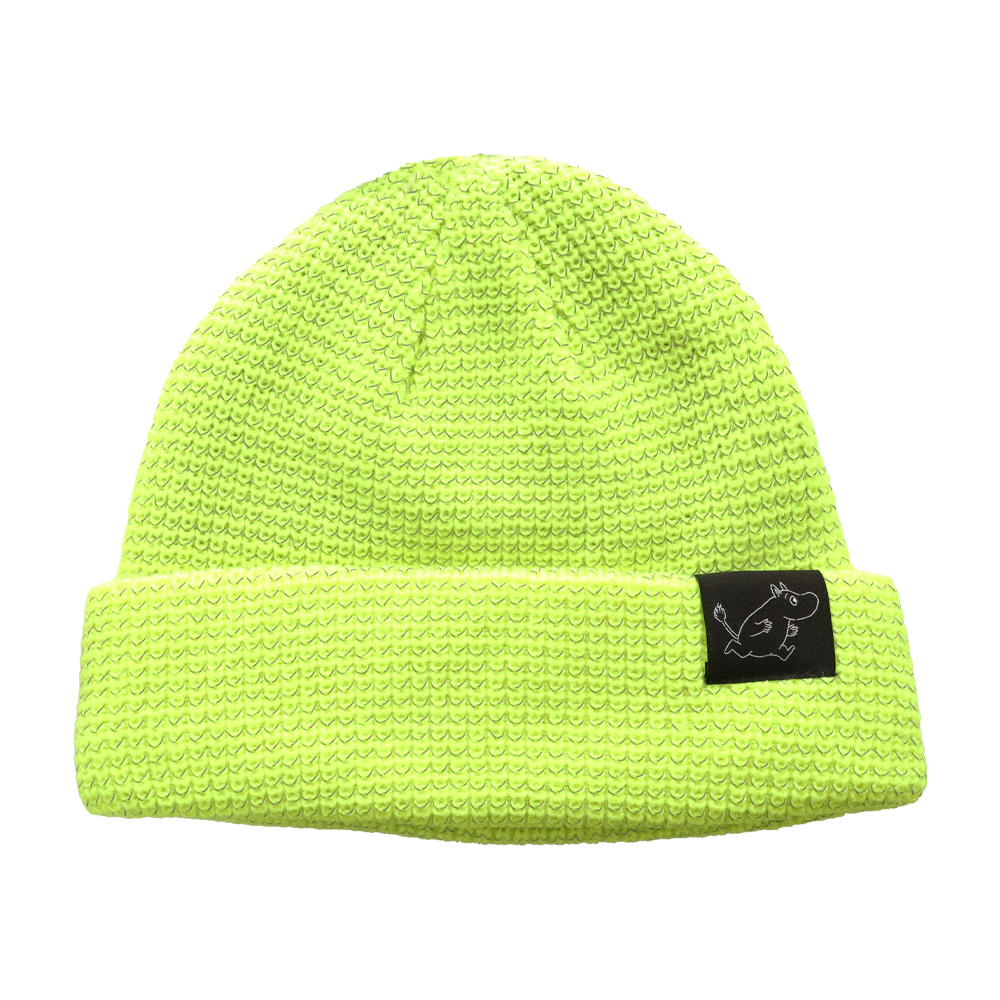 L Muumi heijastava pipo lime