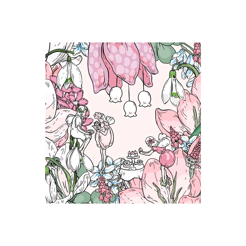 Lautasliina 24cm   Keiju kevät v-pun.