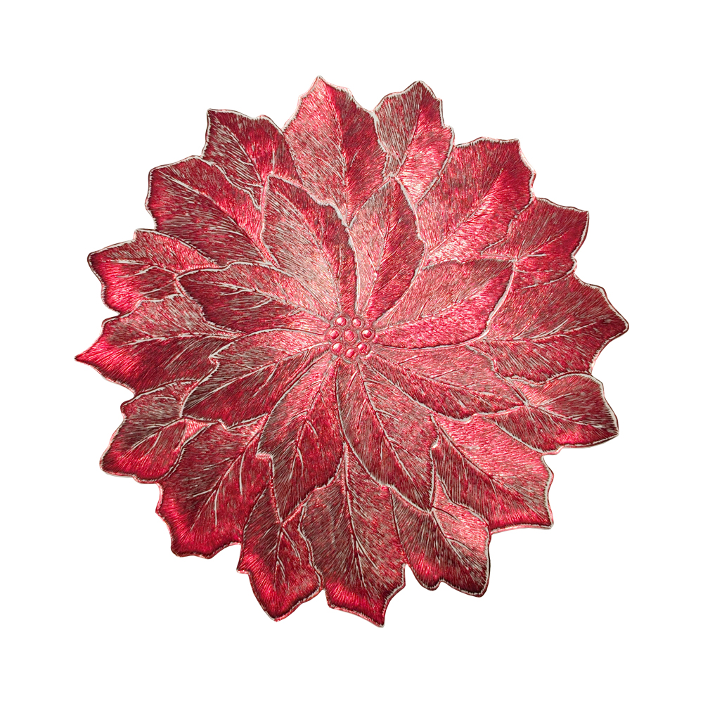 Tabletti 38cm kukka punainen