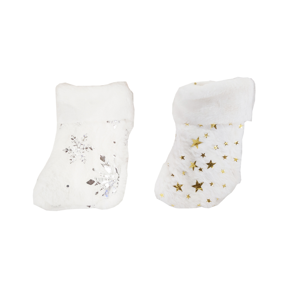 Joulusukka 16x20cm valkoinen