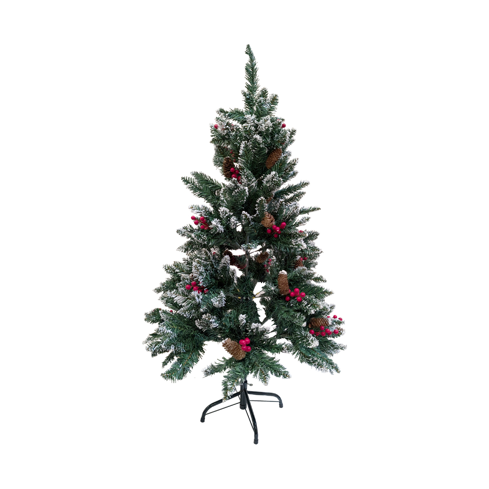 Joulukuusi 120cm   marja/käpykoriste