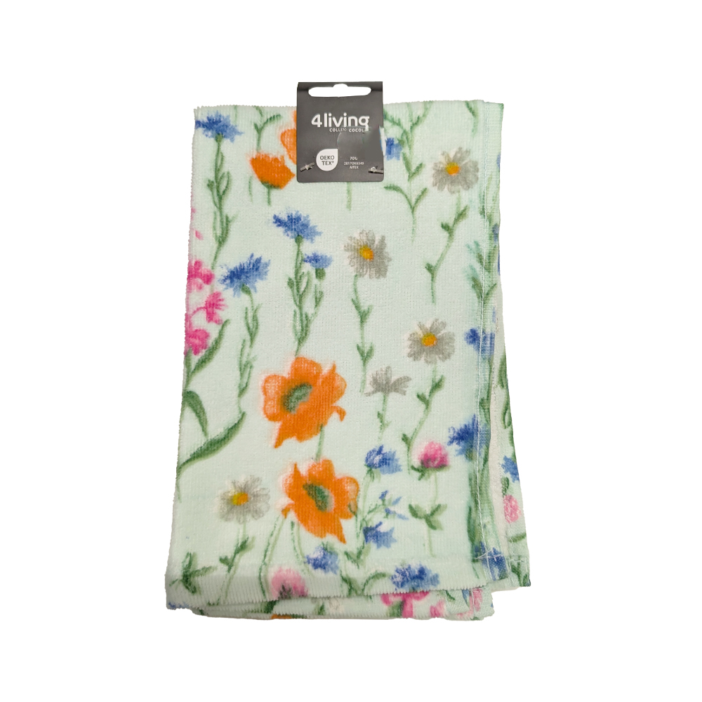 Pyyhe 30x50cm 2kpl Floreo vihreä