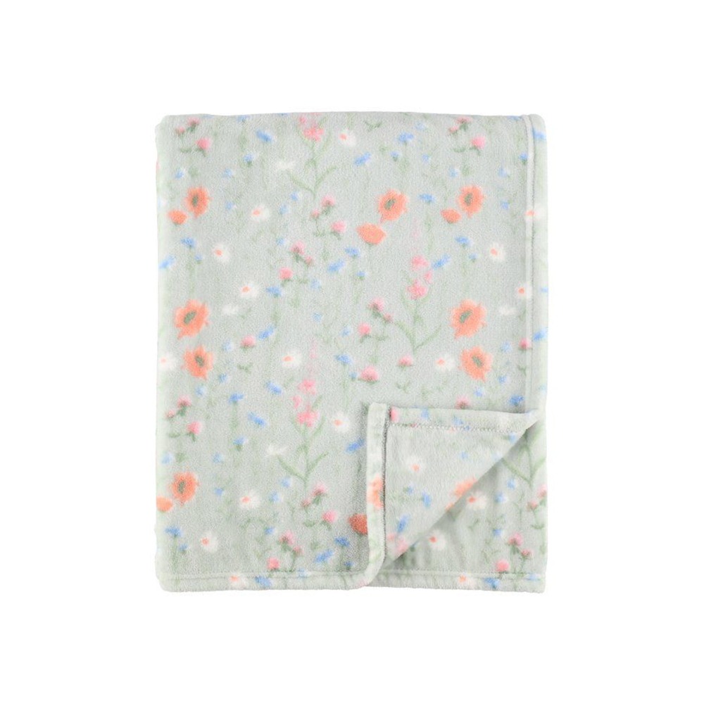 Torkkupeitto Floreo 130x160cm vihreä