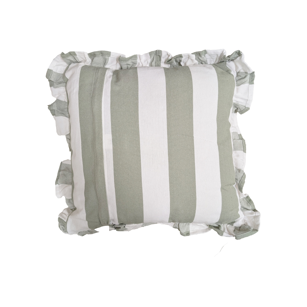 Tyyny 45x45cm      röyhelö vihreä