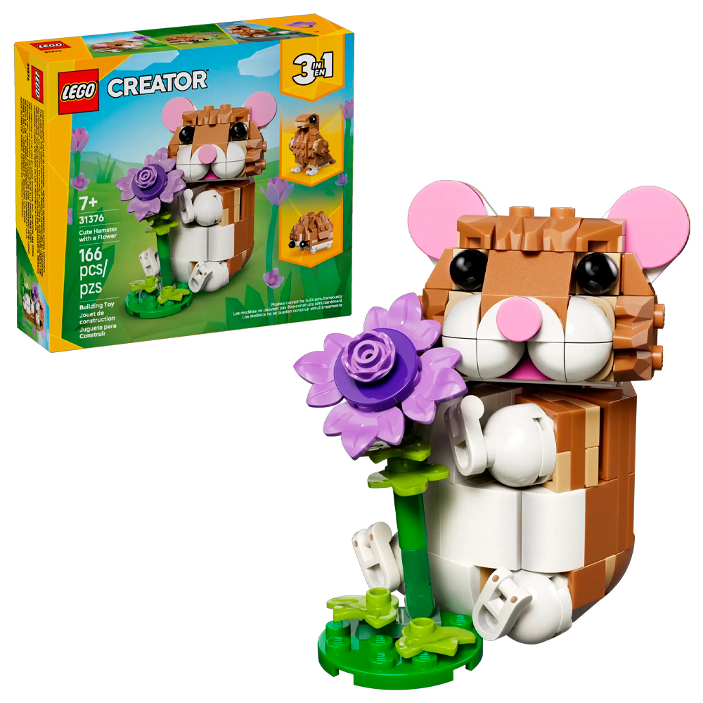 LEGO 31376 Creator hamsteri ja kukka