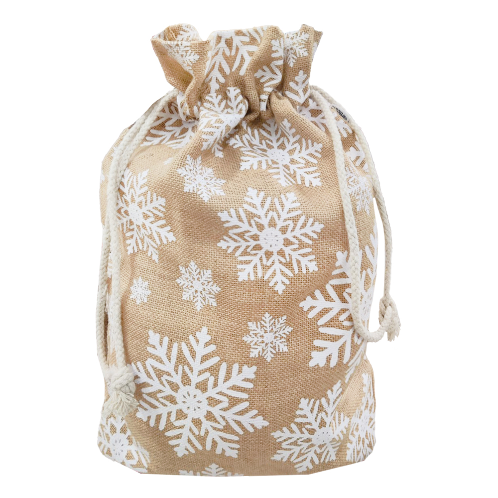 Lahjasäkki 55x38cm natural juuttia