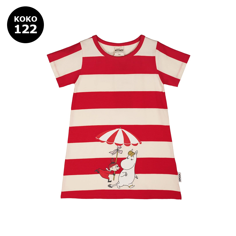 L mekko Muumi      punainen 122