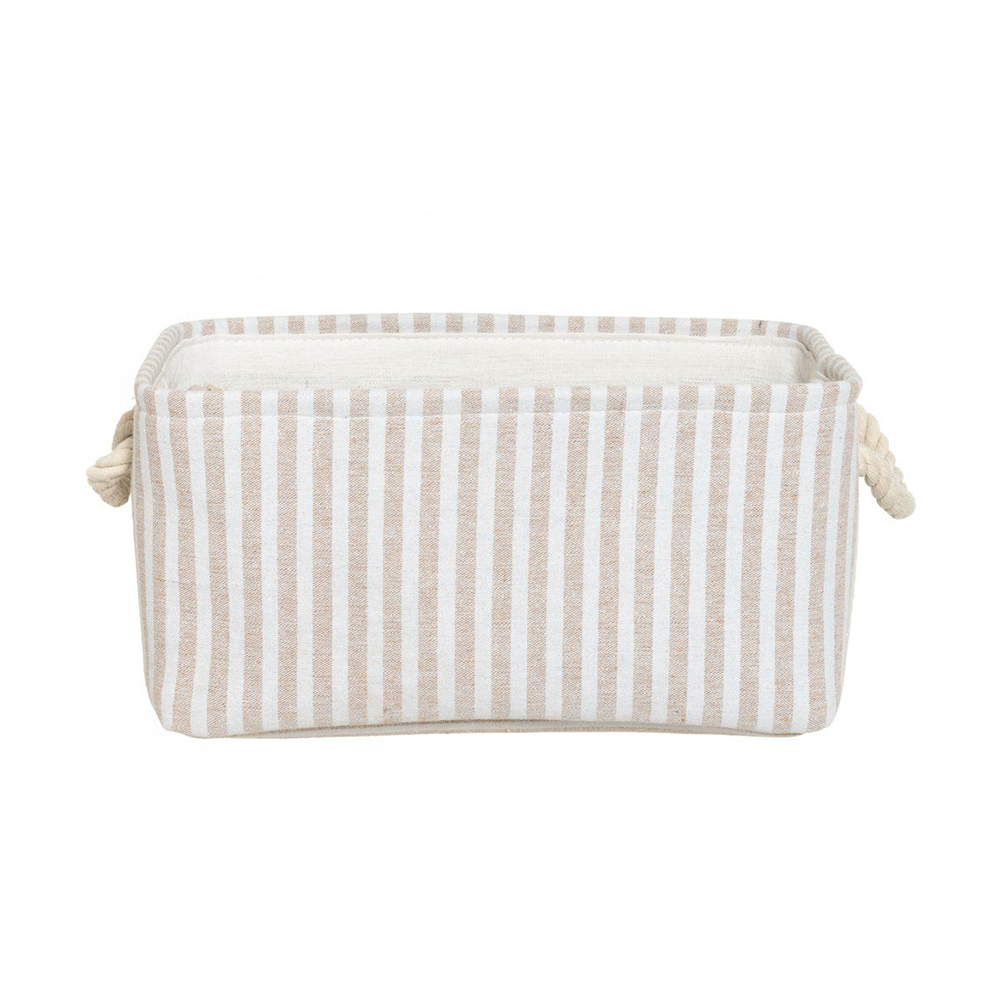 Sisustuskori beige Seaside 32x22x16cm