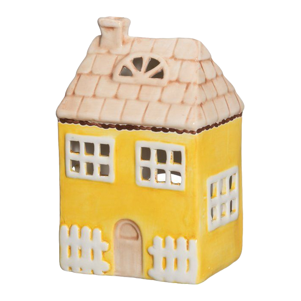 Talolyhty keltainen 18cm huvila Hanko