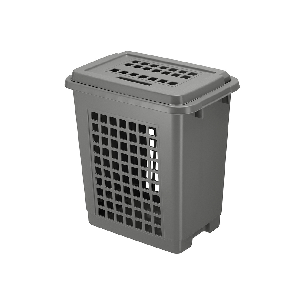 Likapyykkikori 45L kivenharmaa