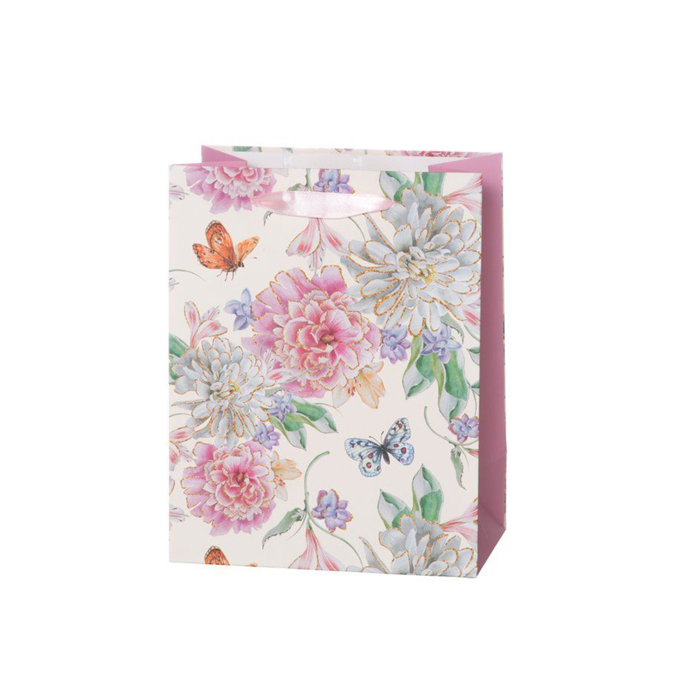 Lahjakassi 18x23cm flowers