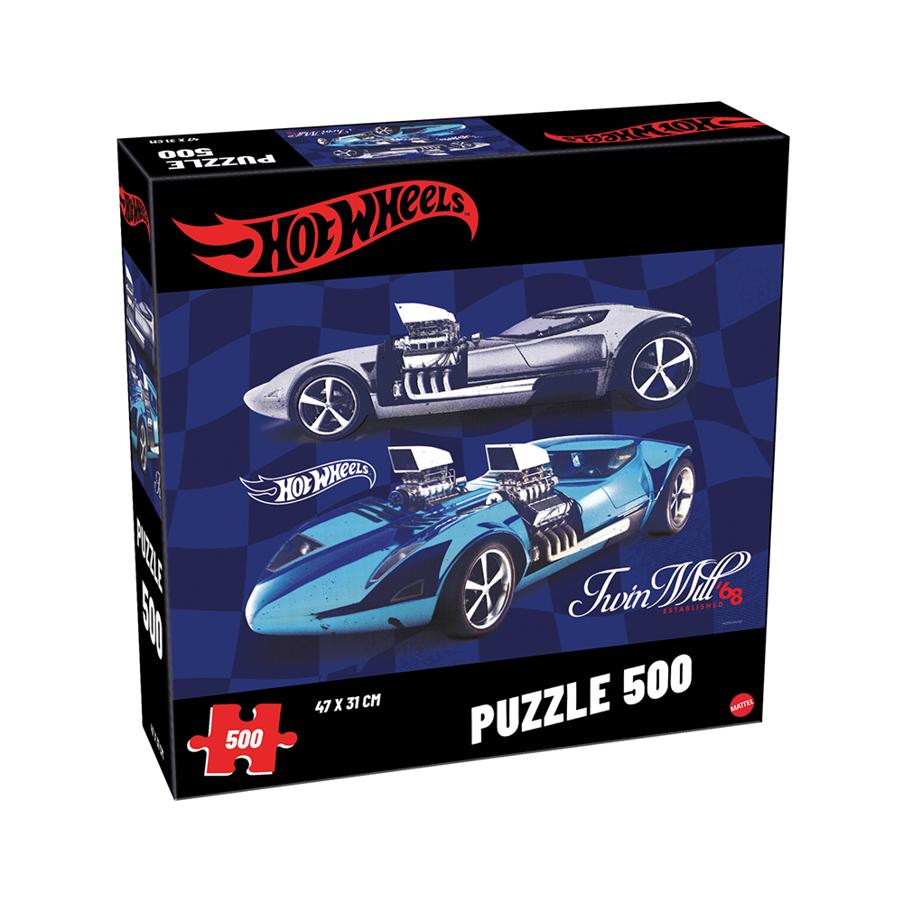 Palapeli Hot Wheels Mill 500 palaa