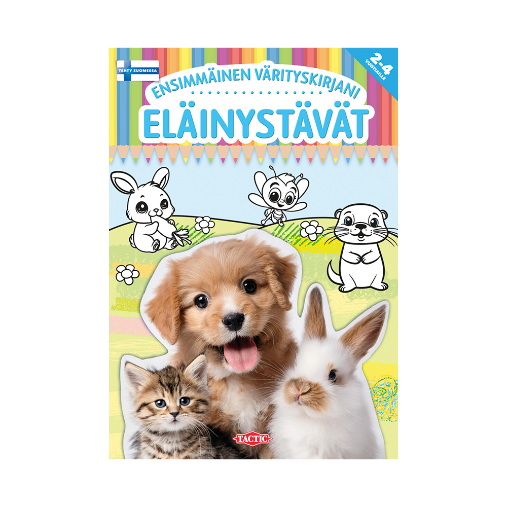 Ensimmäinen väritys kirjani eläinystävä