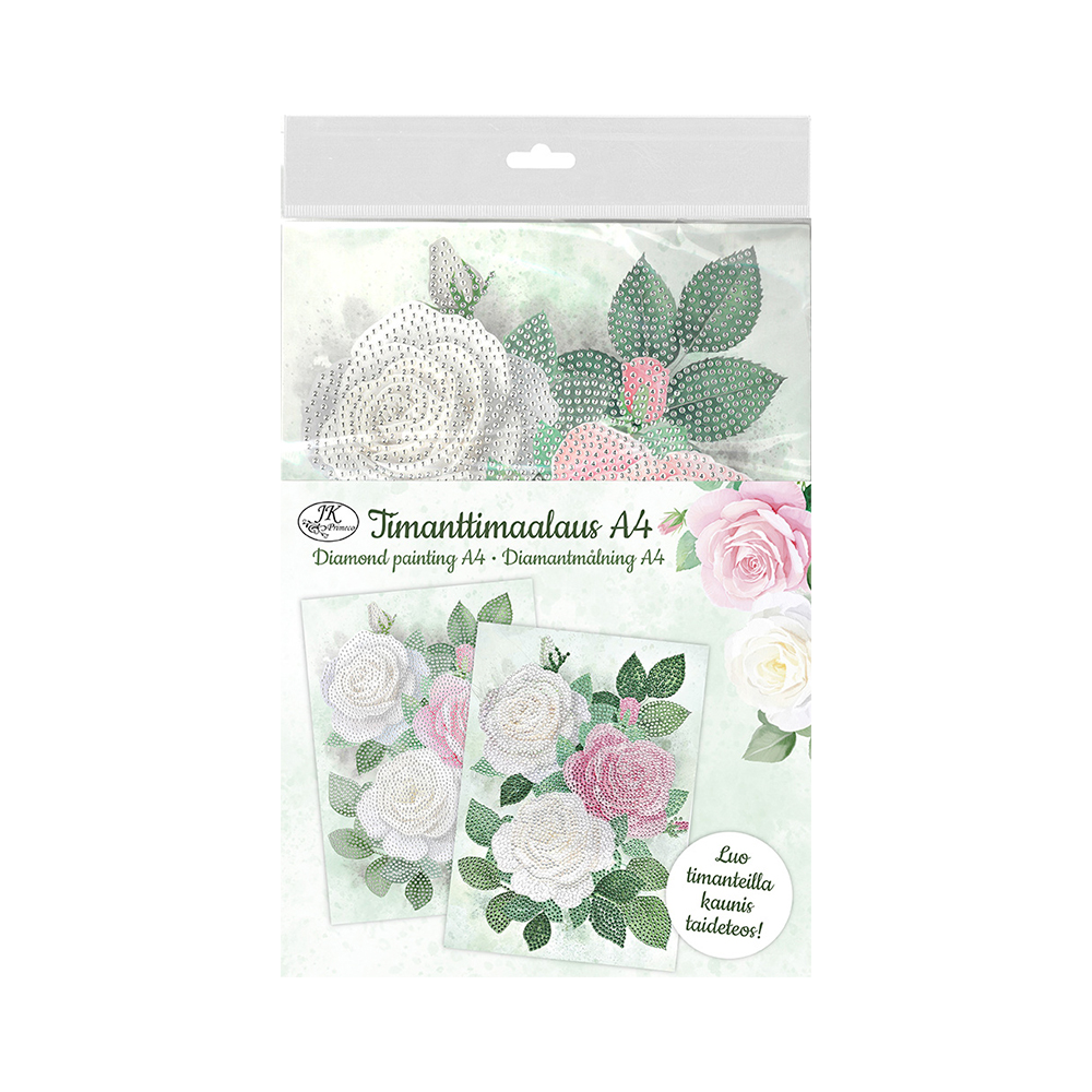 Timanttimaalaus    A4 Ruusut