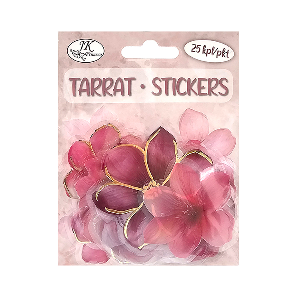 Tarra kukat pinkki 25kpl