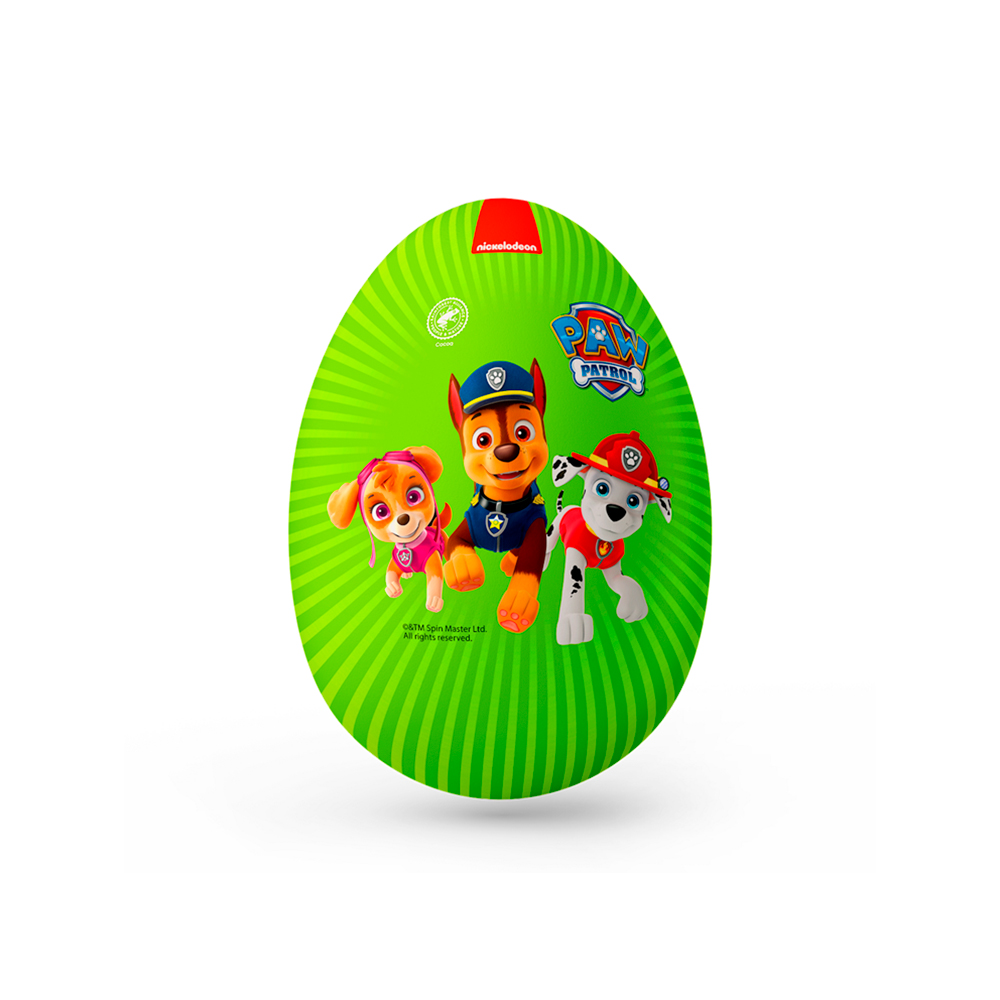 PAW PATROL 110g    yllätyssuklaamuna