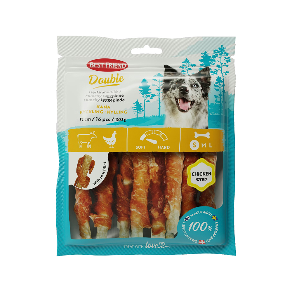 BF DOUBLE herkkuluu tikku kana 12cm 16k