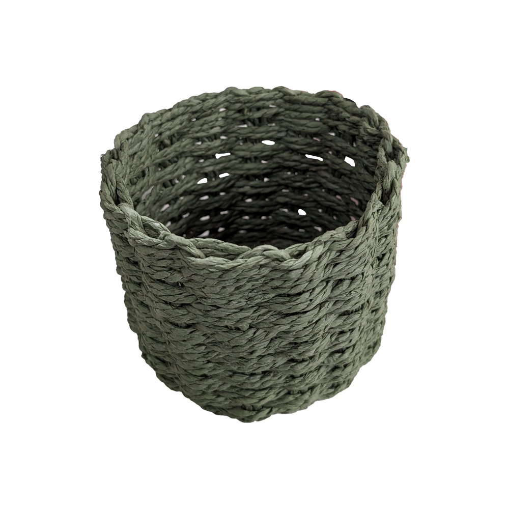 Paperinarukori 15,5 x15,5x12cm vihreä