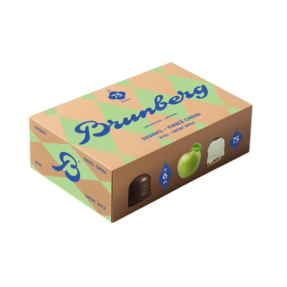 BRUNBERG SUUKKO    6kpl vihreä omena