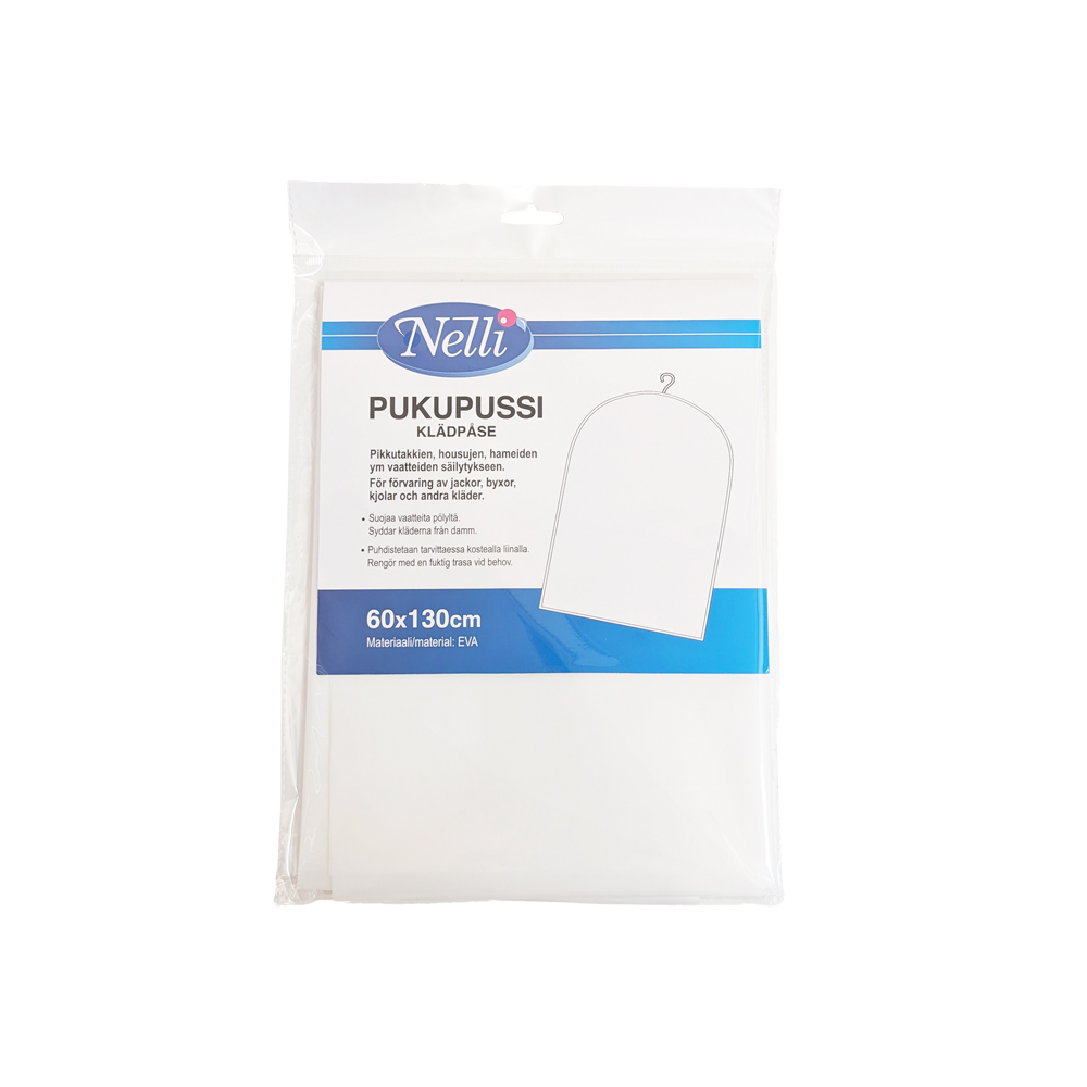 Pukupussi 60x130cm valkoinen