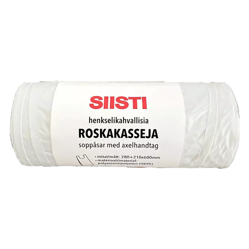 Roskakassi 25L/25kp valkoinen