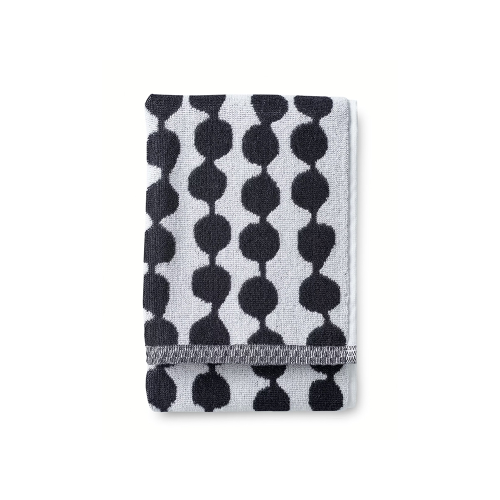 Käsipyyhe Pampula  50x70cm musta/valk