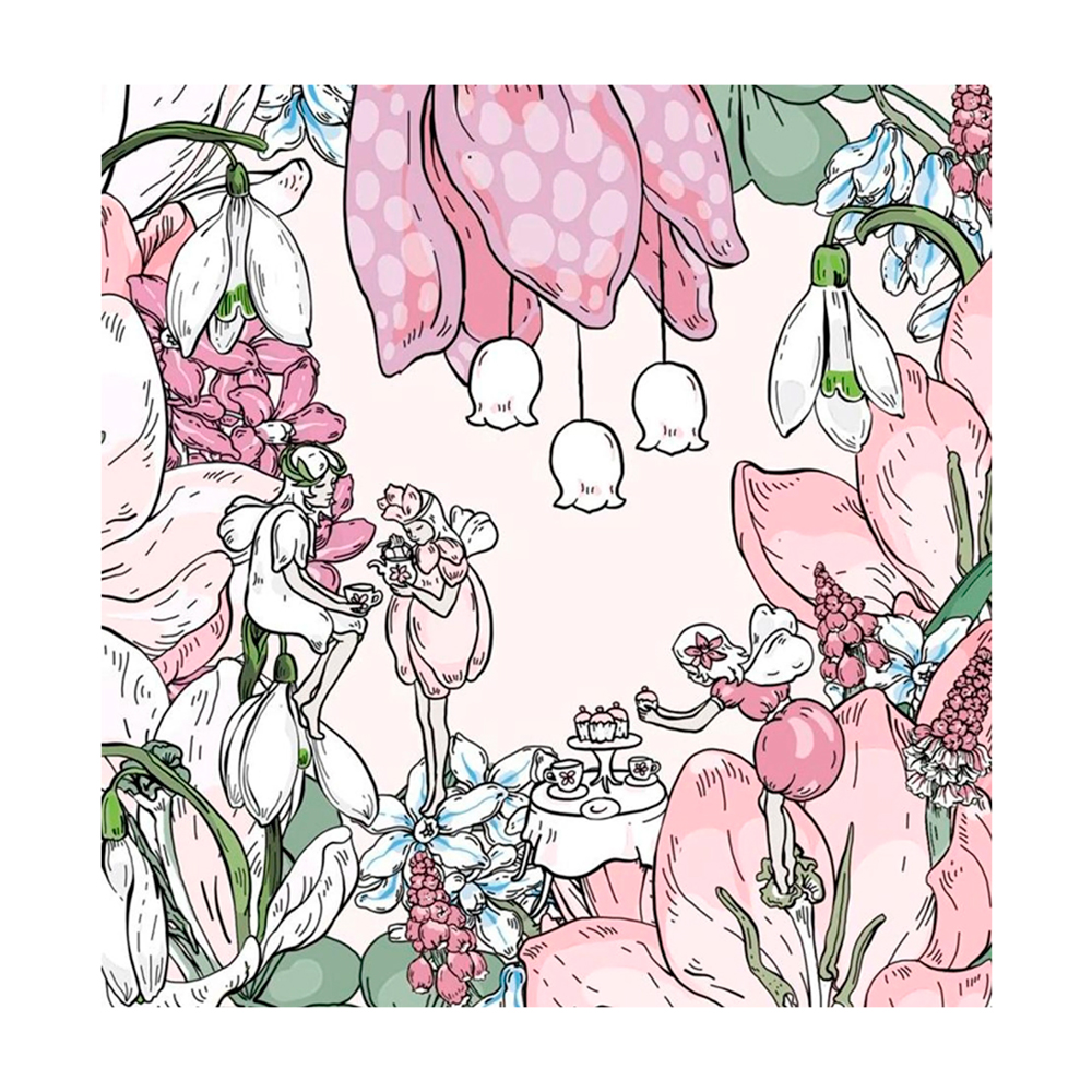 Lautasliina Keiju  33cm vaaleanpunain.