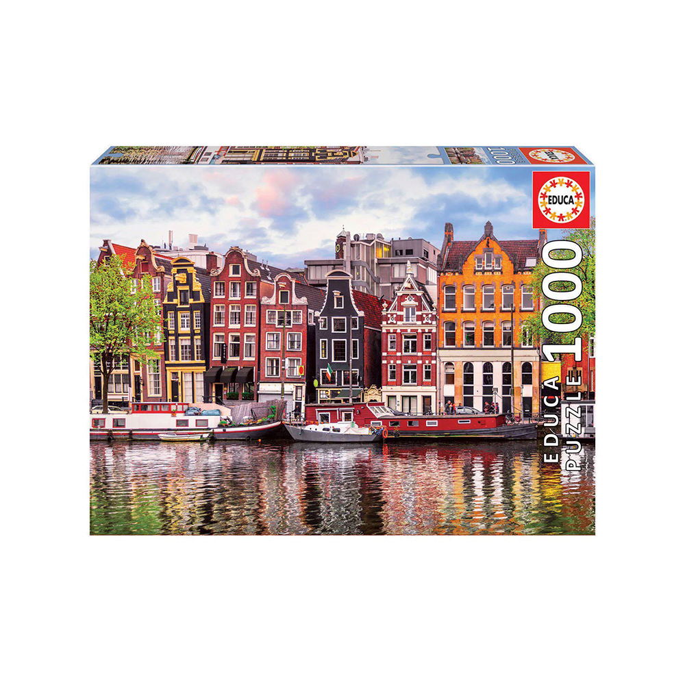 Palapeli 1000 talot Amsterdam EDUCA
