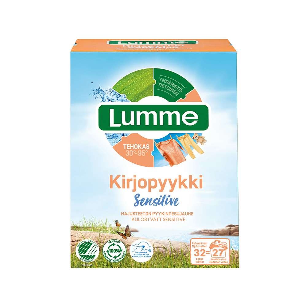 LUMME Kirjopyykki Sensitive 1120g LUMME Kirjopyykki Sensitive 1120g
